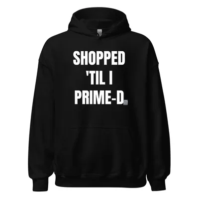 SHOPPED · 'TIL I · PRIME-D in Black