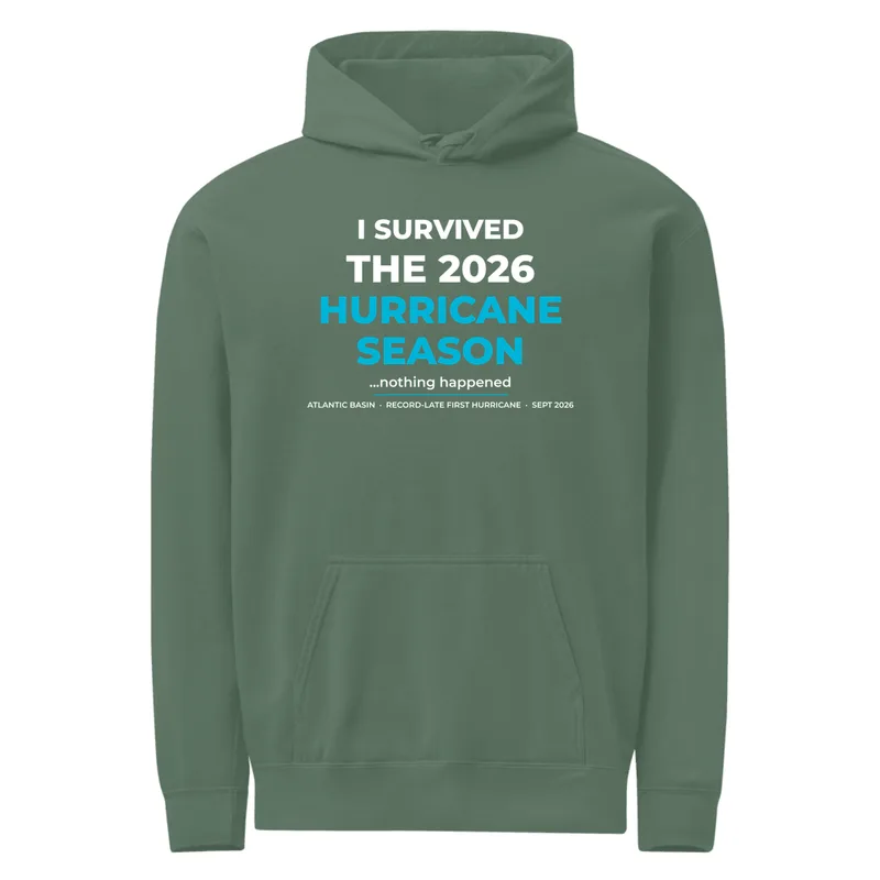 Unisex Garment-Dyed Hooded Sweatshirt in Blue Spruce