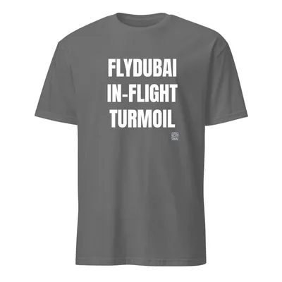 FLYDUBAI · IN-FLIGHT · TURMOIL in Graphite Heather