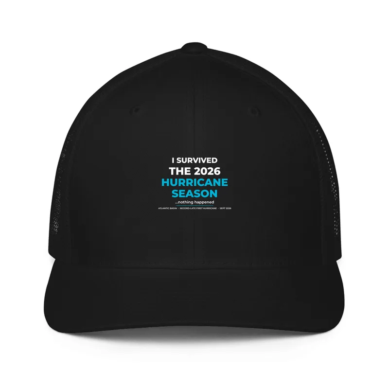 Closed-Back Trucker Cap in Black