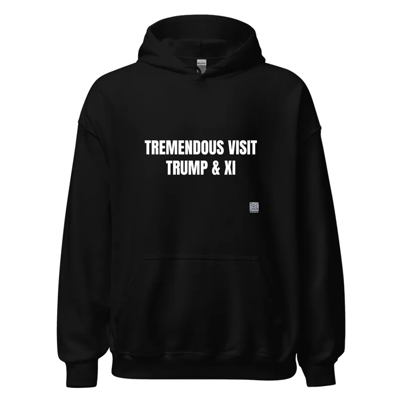 TREMENDOUS VISIT · TRUMP & XI in Black