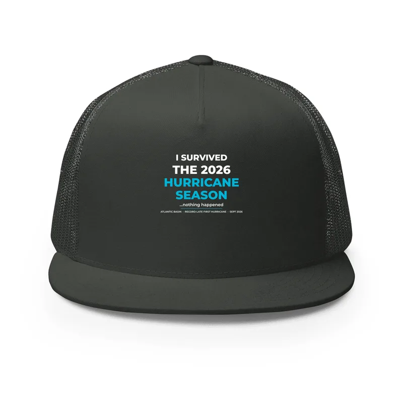 5 Panel Trucker Cap in Charcoal