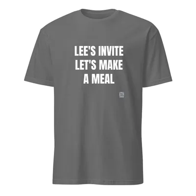 LEE'S INVITE · LET'S MAKE · A MEAL in Graphite Heather