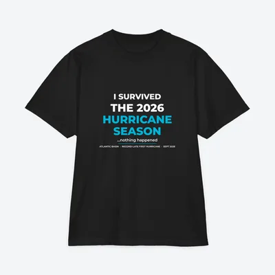 Unisex Garment-Dyed Drop-Shoulder T-Shirt in Black
