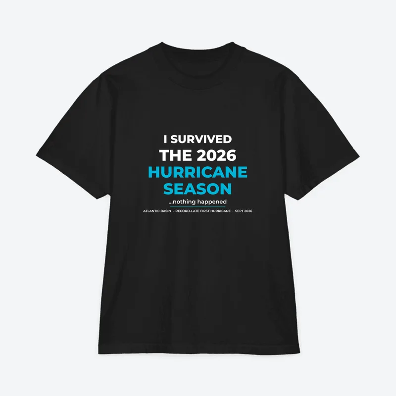 Unisex Garment-Dyed Drop-Shoulder T-Shirt in Black