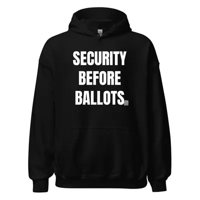SECURITY · BEFORE · BALLOTS in Black