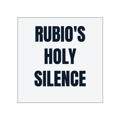 RUBIO'S · HOLY · SILENCE in White