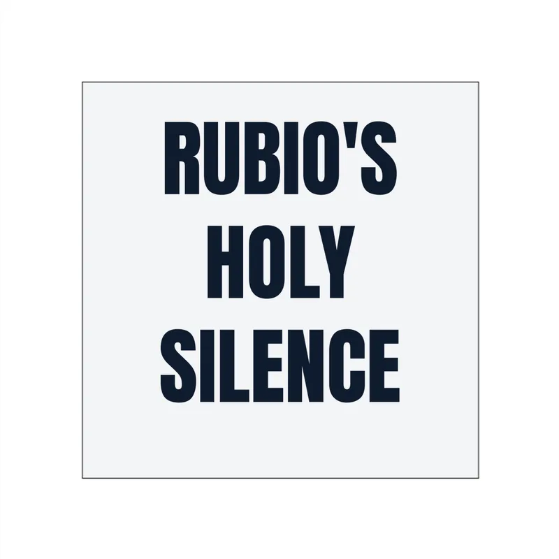 RUBIO'S · HOLY · SILENCE in White