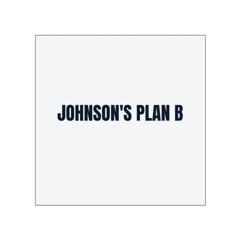 JOHNSON'S PLAN B in White