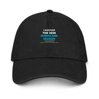 Denim Hat — Black · One size