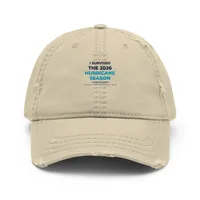 Distressed Dad Hat — Khaki · One size