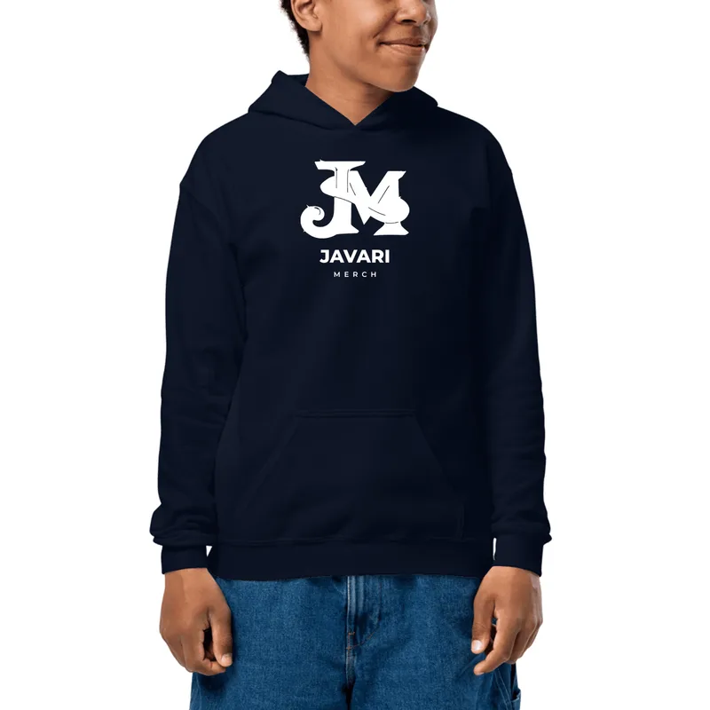 Youth Heavy Blend Hoodie in Navy