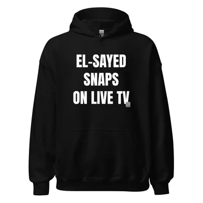 EL-SAYED · SNAPS · ON LIVE TV in Black
