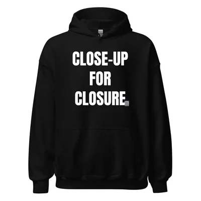 CLOSE-UP · FOR · CLOSURE in Black
