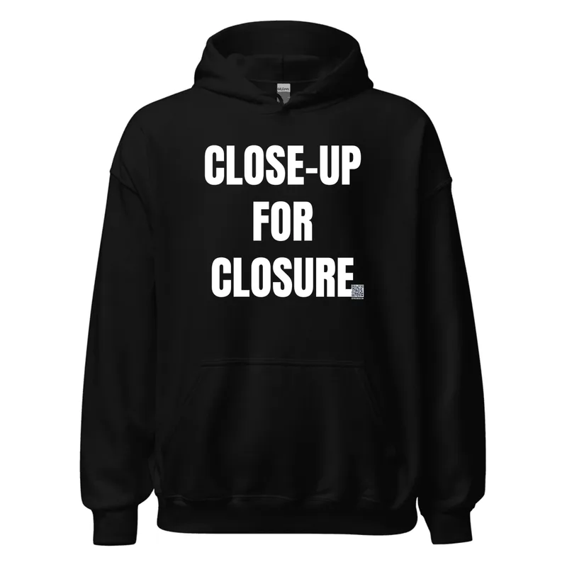 CLOSE-UP · FOR · CLOSURE in Black