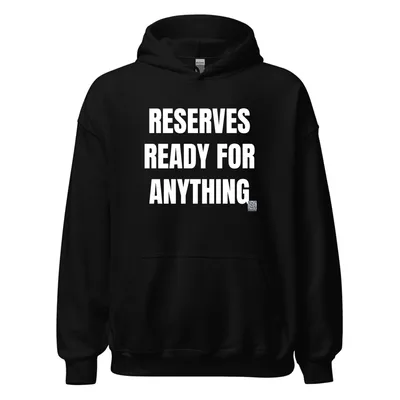 RESERVES · READY FOR · ANYTHING in Black