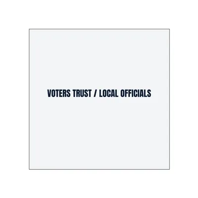 VOTERS TRUST / LOCAL OFFICIALS in White