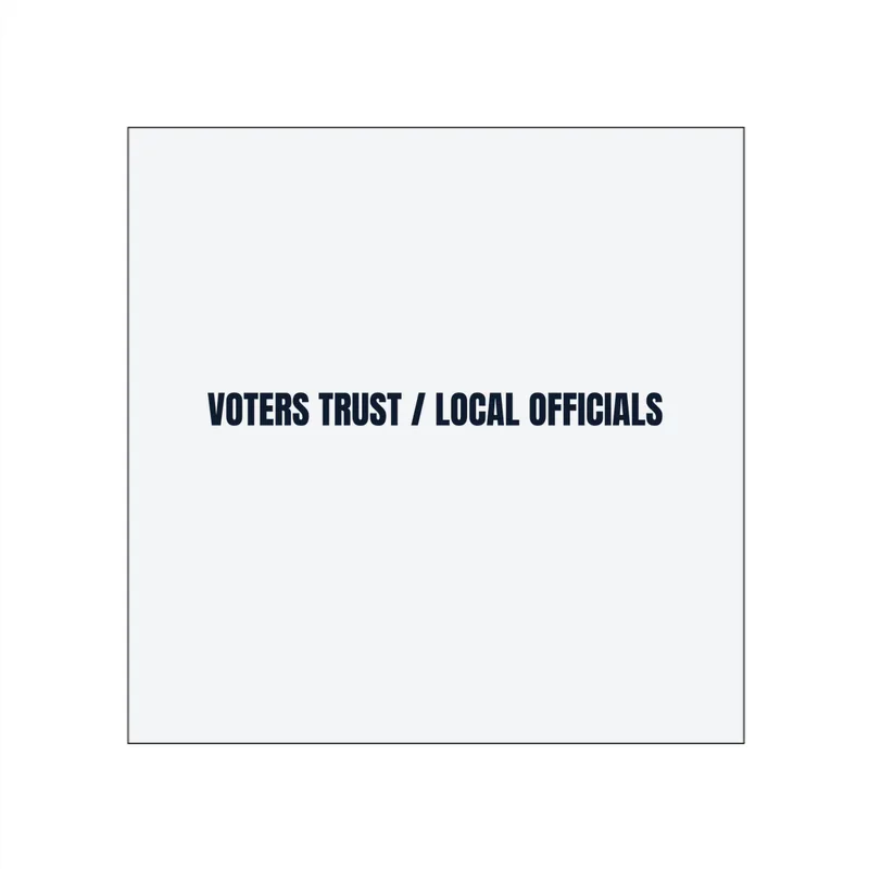 VOTERS TRUST / LOCAL OFFICIALS in White