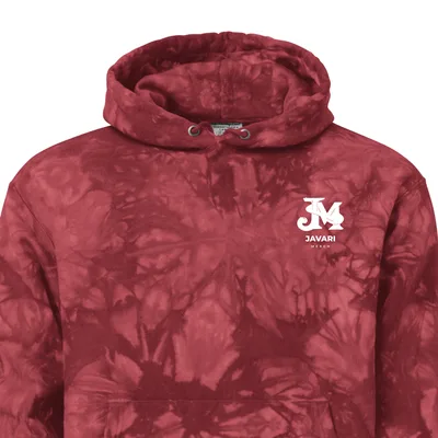 Unisex Champion Tie-Dye Hoodie in Mulled Berry