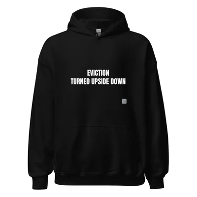 EVICTION · TURNED UPSIDE DOWN in Black