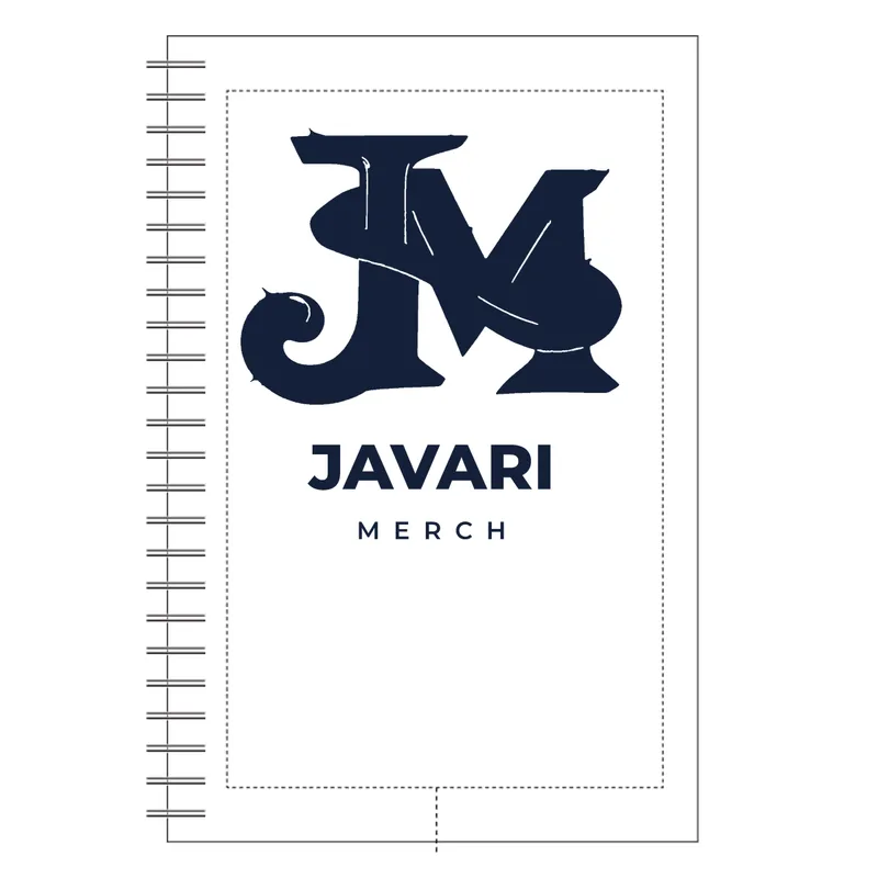 Spiral Notebook in Dotted