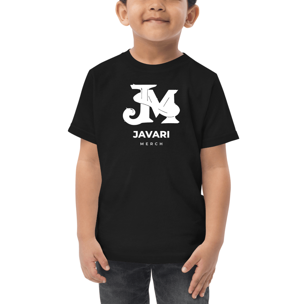 Toddler Jersey T-Shirt in Black