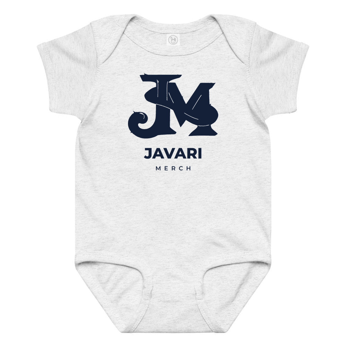 Baby Jersey Bodysuit in Ash