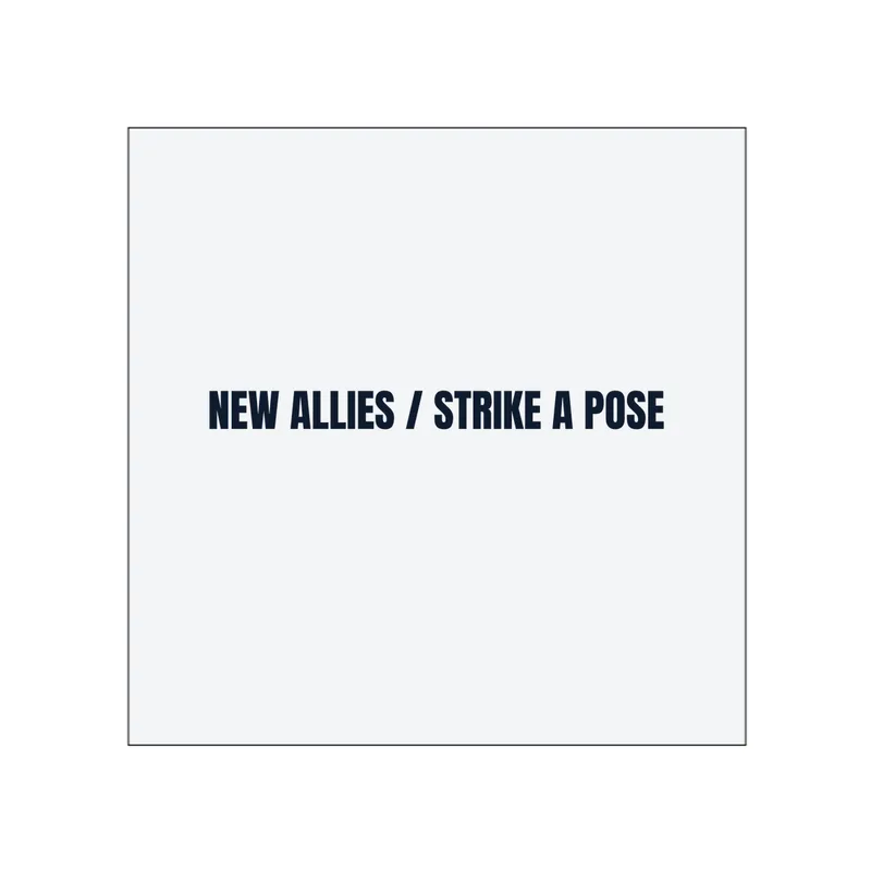 NEW ALLIES / STRIKE A POSE in White
