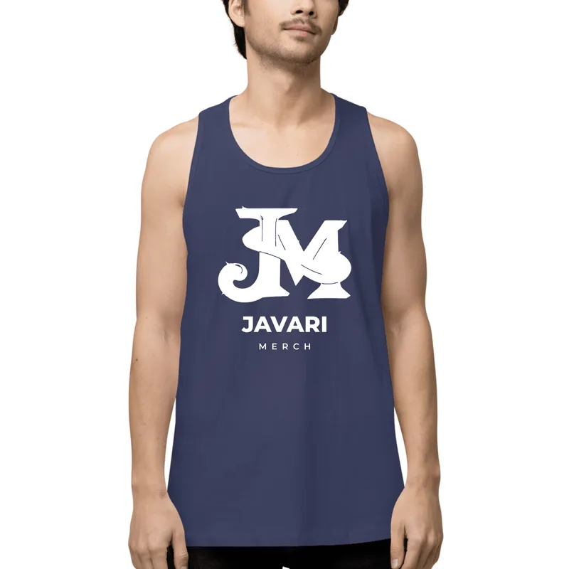 Men's Premium Tank Top in Harbor Blue