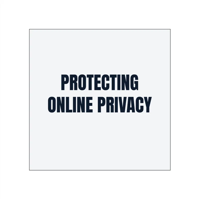 PROTECTING · ONLINE PRIVACY in White