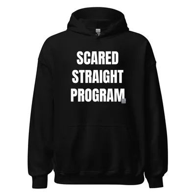 SCARED · STRAIGHT · PROGRAM in Black