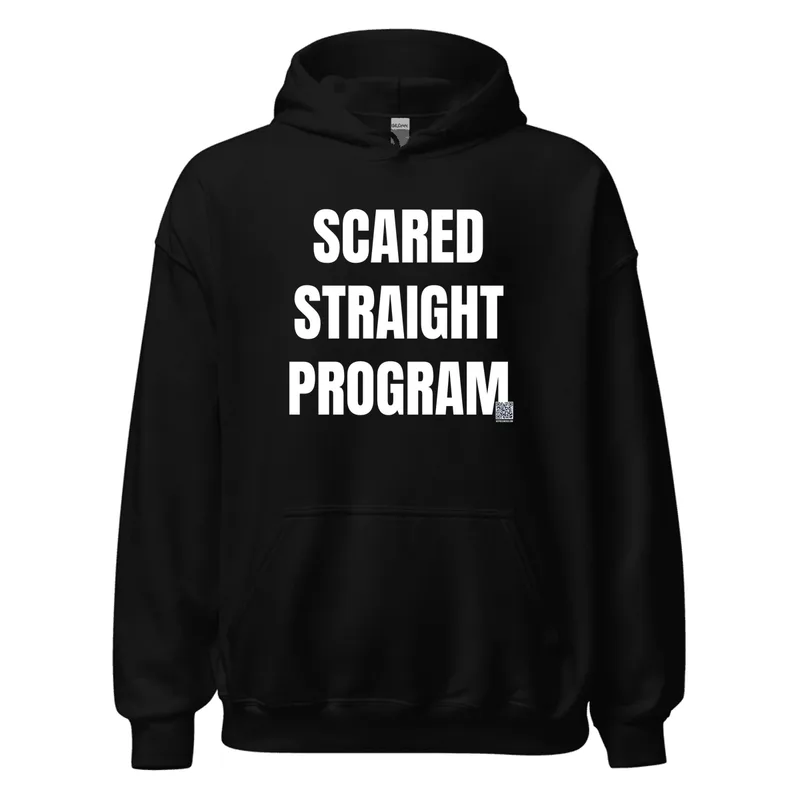 SCARED · STRAIGHT · PROGRAM in Black