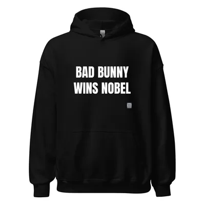 BAD BUNNY · WINS NOBEL in Black