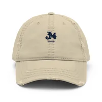 Distressed Dad Hat — Khaki · One size