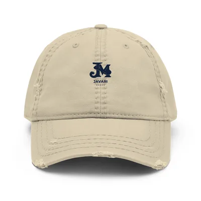 Distressed Dad Hat in Khaki