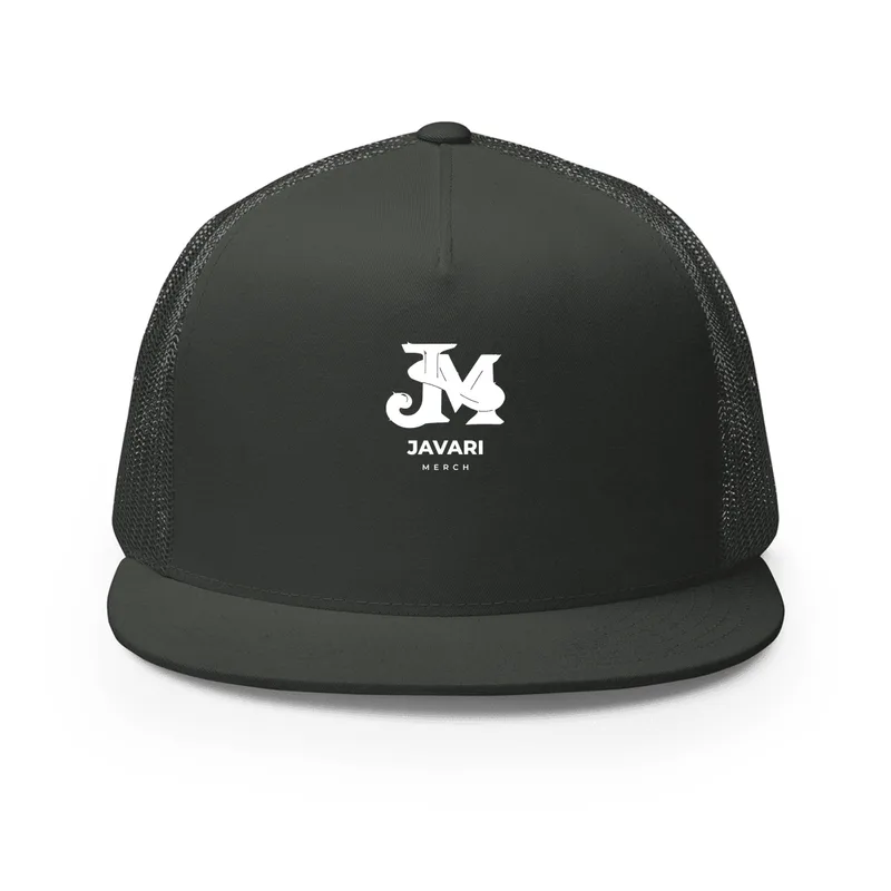 5 Panel Trucker Cap in Charcoal