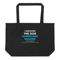 Large Eco Tote — Black · One size