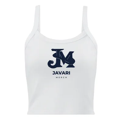 Women's Micro-Rib Tank Top in Solid Baby Blue Blend