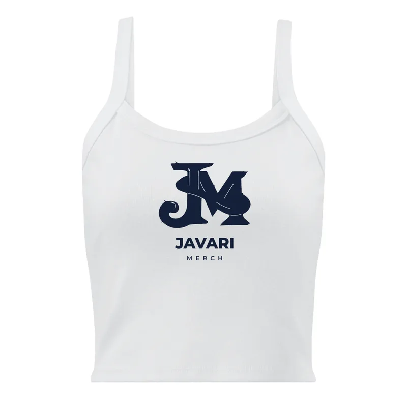 Women's Micro-Rib Tank Top in Solid Baby Blue Blend