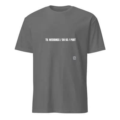 TIL WEDDINGS / DO US / PART in Graphite Heather