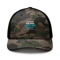 Camouflage Trucker Hat — Camo/Black · One size