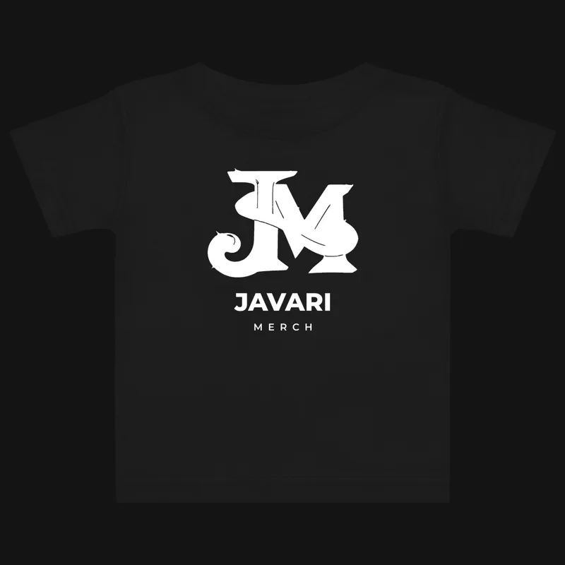 Baby Jersey T-Shirt in Black
