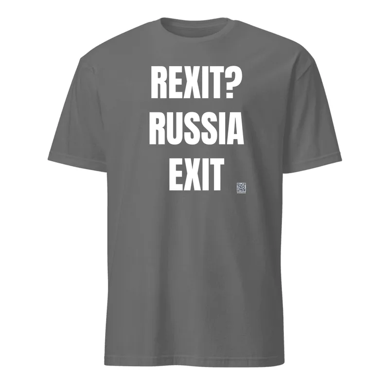 REXIT? · RUSSIA · EXIT in Graphite Heather
