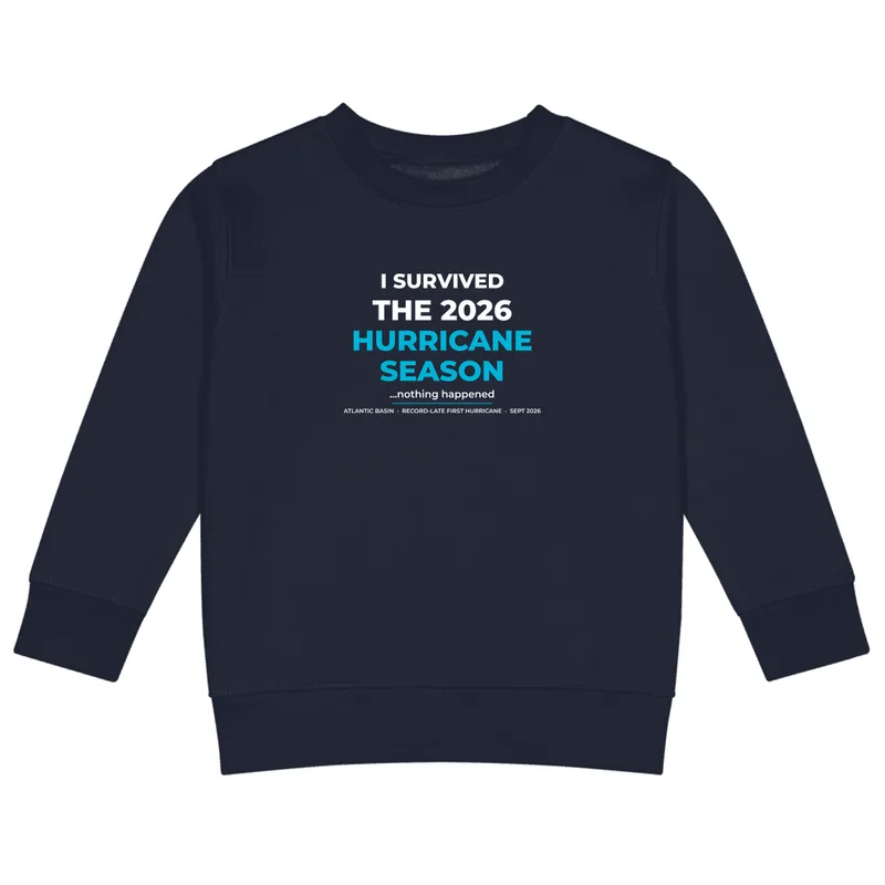 Kids Crew Neck Sweatshirt in Navy