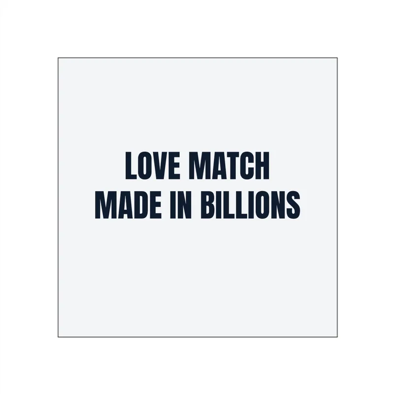 LOVE MATCH · MADE IN BILLIONS in White