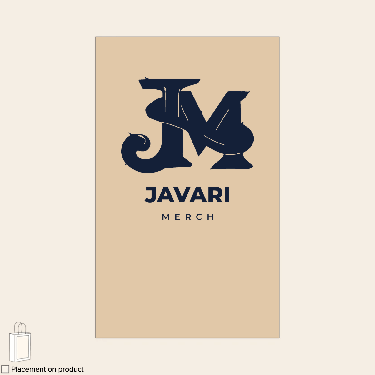 Paper Gift Bag in Kraft