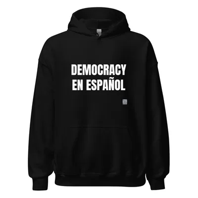 DEMOCRACY · EN ESPAÑOL in Black