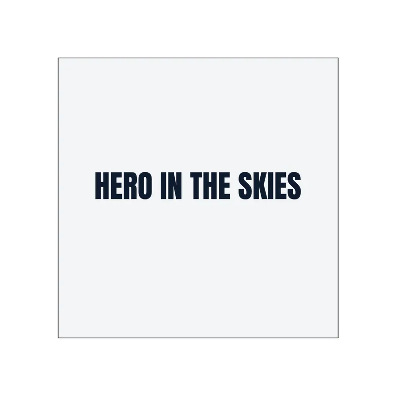 HERO IN THE SKIES in White