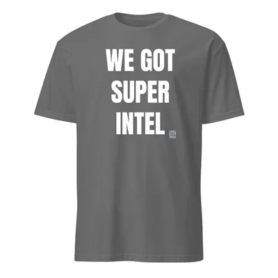 WE GOT · SUPER · INTEL in Graphite Heather