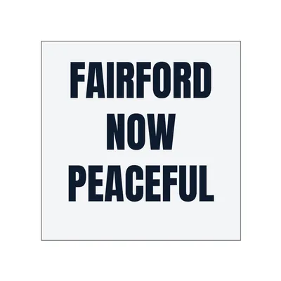 FAIRFORD · NOW · PEACEFUL in White
